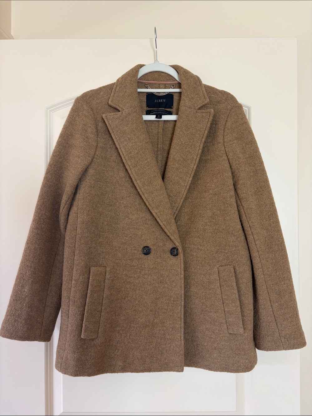 J. Crew Boiled Wool Peacoat